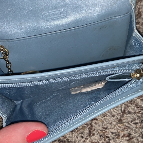Blue COACH Wallet - Picture 4 of 4